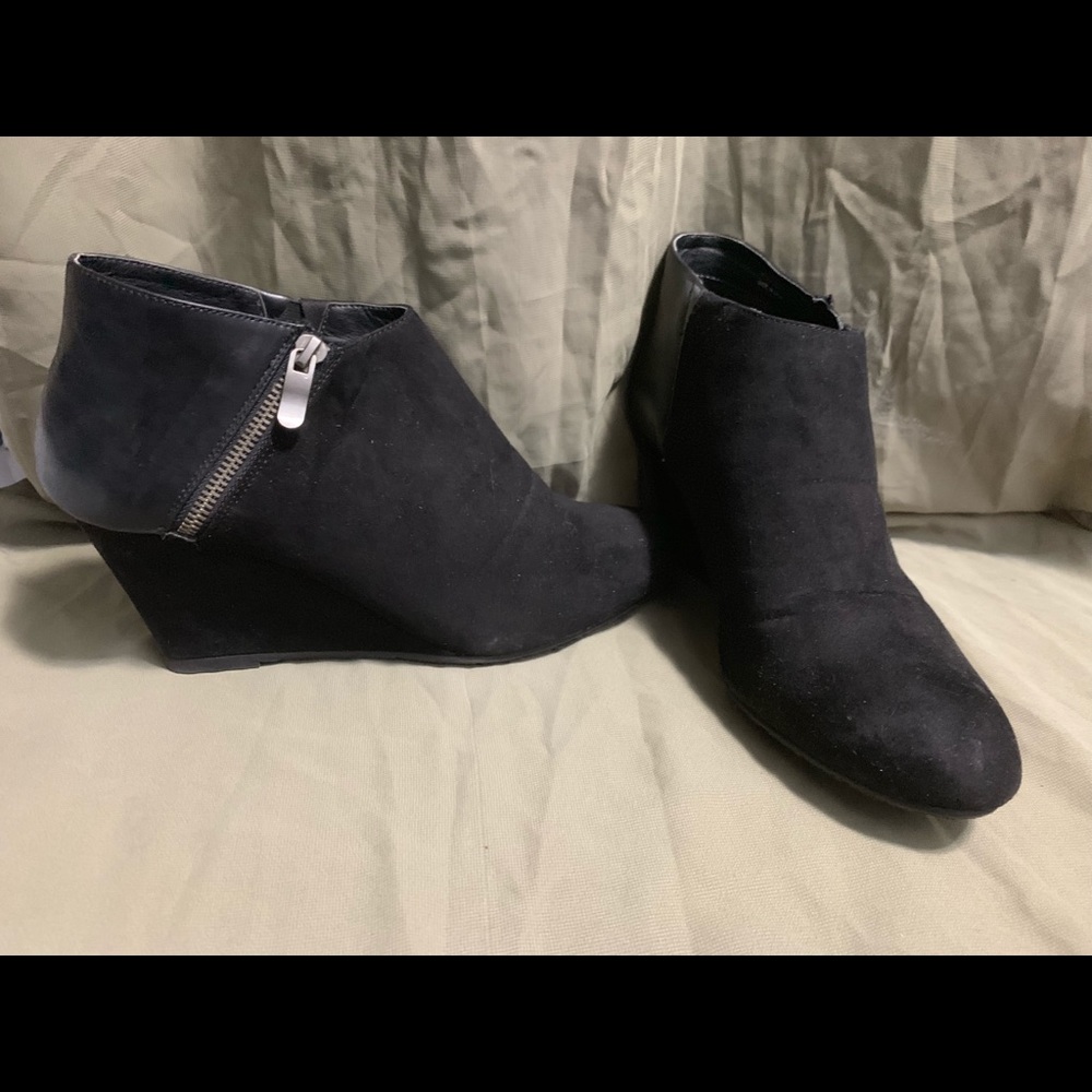 Suede/Leather Booties